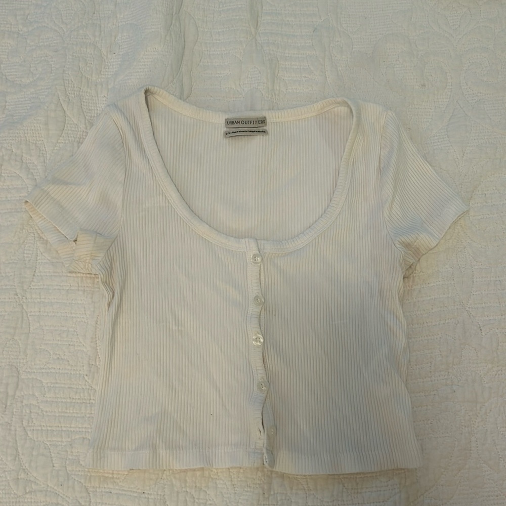 Urban outfitters button up short sleeve top